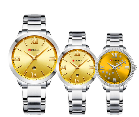 3 Japan Mov't Watches for Men & Women